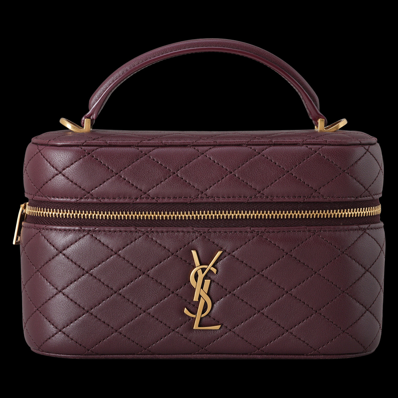 YVES SAINT LAURENT(USED)생로랑 766731 가비 베니티 탑핸들백